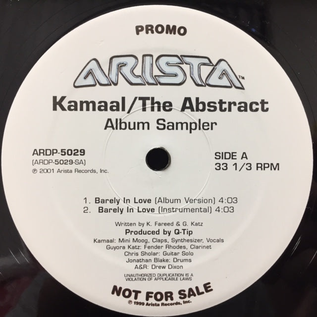 KAMAAL THE ABSTRACT / THE ABSTRACT (ALBUM SAMPLER) – TICRO MARKET