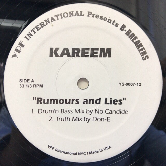 KAREEM / RUMOURS AND LIES