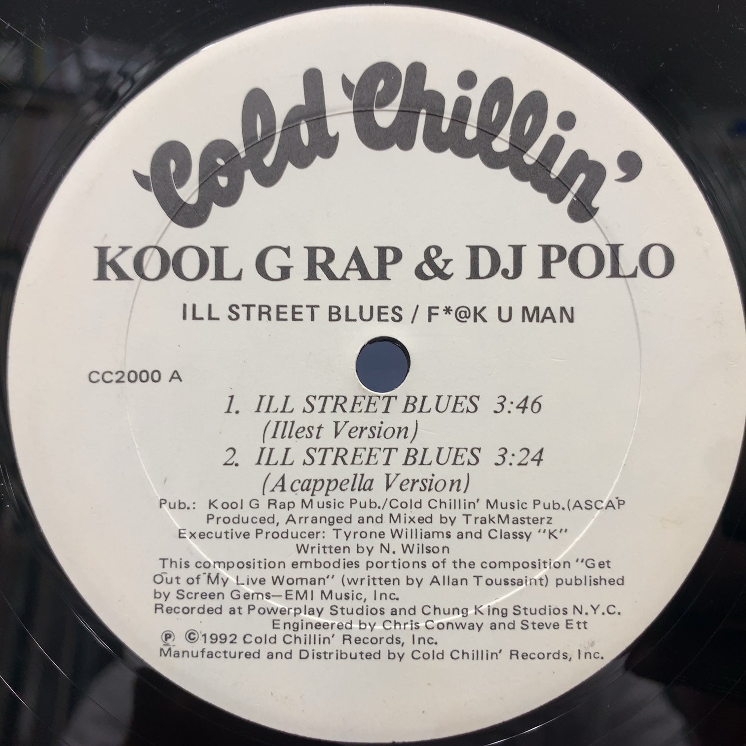 KOOL G RAP & DJ POLO / Ill Street Blues / F*@K U Man (Promo