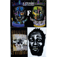 KLEPTOMANIAC / 9 STICKERS(TYPE F）