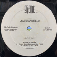 LISA STANSFIELD / Make It Right (Promo)