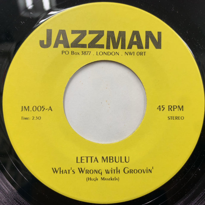 LETTA MBULU / What's Wrong With Groovin'
