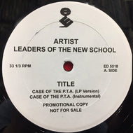LEADERS OF THE NEW SCHOOL / CASE OF THE P.T.A.