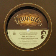 LEE McDONALD / WE'VE ONLY JUST BEGUN