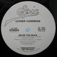 LUTHER VANDROSS / NEVER TOO MUCH
