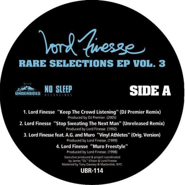 Lord Finesse – Rare Selections EP Vol. 3
