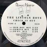 LINCOLN BOYS / CHECK IT OUT