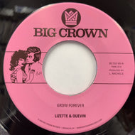 LIZETTE & QUEVIN / Grow Forever / Now It’s Your Turn To Sing