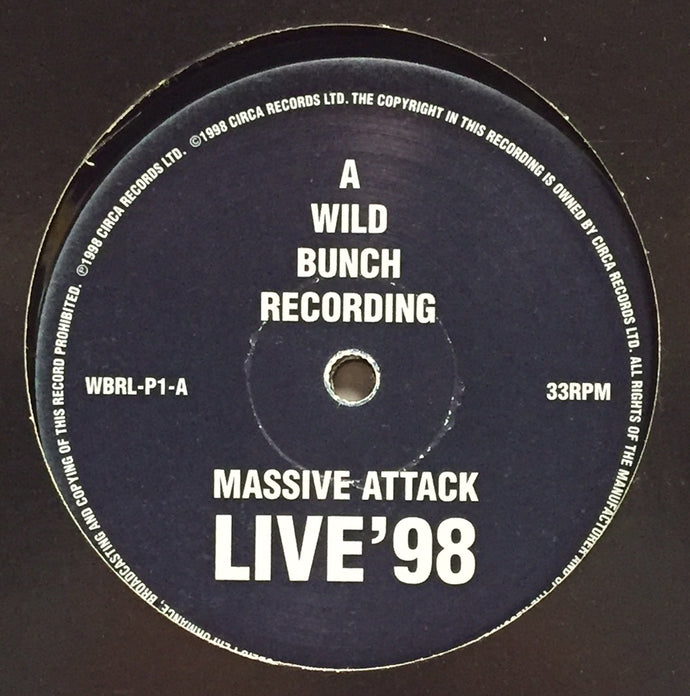 Massive Attack Live '98 レコード マッシヴ・アタック MASSIVE ATTACK / LIVE '98 – TICRO MARKET