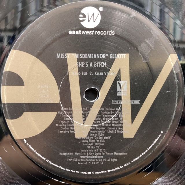 未使用 Missy Elliott - She's A Bitch / レコード