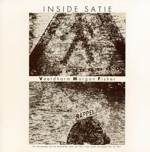 洋楽 INSIDE SATIE Veetdharm Morgan Fisher VEETDHARM MORGAN FISHER / INSIDE SATIE – TICRO MARKET