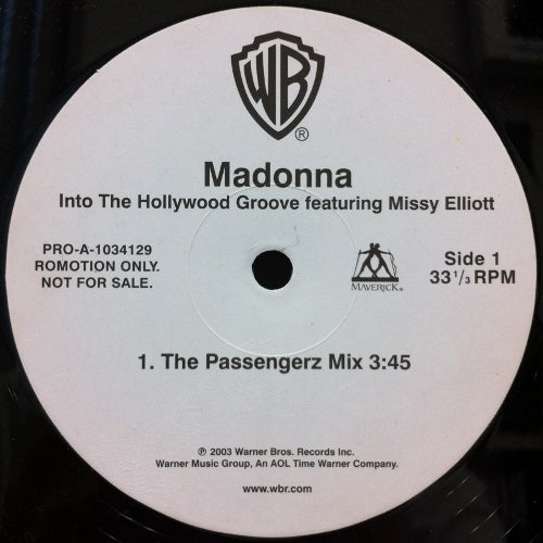 MADONNA / INTO THE HOLLYWOOD GROOVE