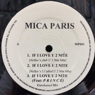 MICA PARIS /  If I Love U 2 Nite / Stand Up 
