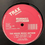MARSHALL JEFFERSON / The House Music Anthem