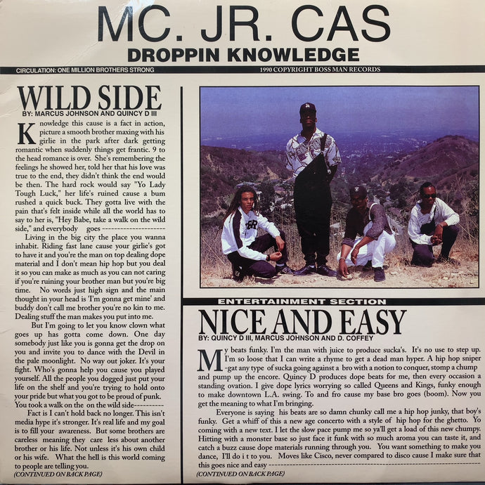 MC. JR. CAS / WILD SIDE レコード