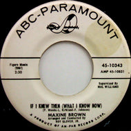 MAXINE BROWN / I KNEEL AT YOUR THRONE