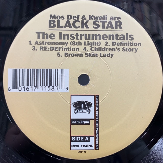 MOS DEF & TALIB KWELI ARE BLACK STAR / The Instrumentals – TICRO
