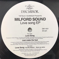 TATSUO SUNAGA PRESENTS MILFORD SOUNDT / LOVE SONG EP
