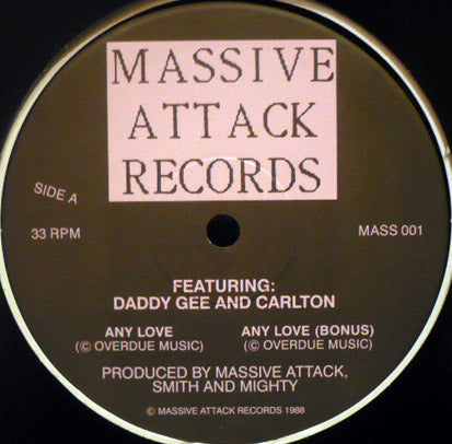 massive attack レコード MASSIVE ATTACK / ANY LOVE – TICRO MARKET