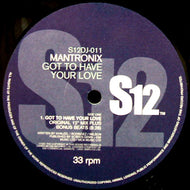 MANTRONIX / GOT TO HAVE YOUR LOVE / KING OF BEATS