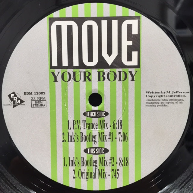 MARSHALL JEFFERSON / MOVE YOUR BODY