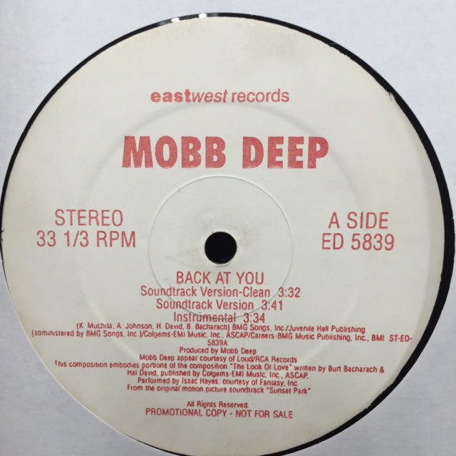 Mobb Deep - Back At You (プロモオンリー) Mobb Deep - Back At You (プロモオンリー) Buy Mobb Deep - Life Of