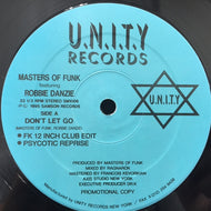 MASTERS OF FUNK / DON'T LET GO (FK 12INCH CLUB EDIT)