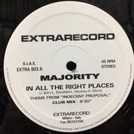 MAJORITY / IN ALL THE RIGHT PLACES