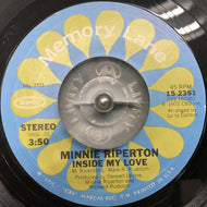 MINNIE RIPERTON / LOVIN' YOU / INSIDE MY LOVE