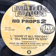 MATEO & MATOS / NO PROPS 2