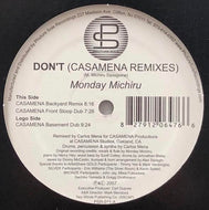 MONDAY MICHIRU / Don't (Casamena Remixes)