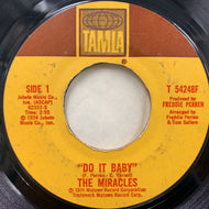 MIRACLES / Do It Baby / I Wanna Be With You