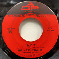 MASQUERADERS / The Grass Was Green