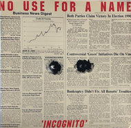 NO USE FOR A NAME / INCOGNITO (White Vinyl)