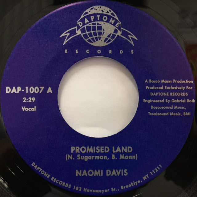 NAOMI DAVIS / SUGARMAN & CO. / PROMISED LAND