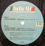 NIKITA WARREN、RIVIERA HOUSE TRAXX / I NEED YOU / ECHOES IN MY MIND