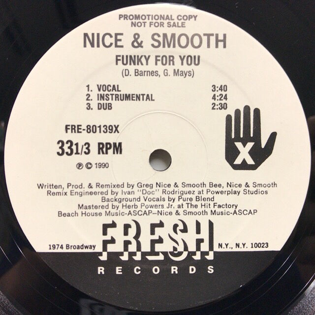 NICE & SMOOTH / FUNKY FOR YOU