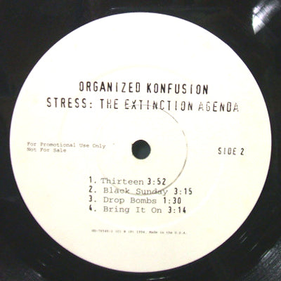 ORGANIZED KONFUSION / STRESS（THE EXTINCTION AGENDA） – TICRO MARKET