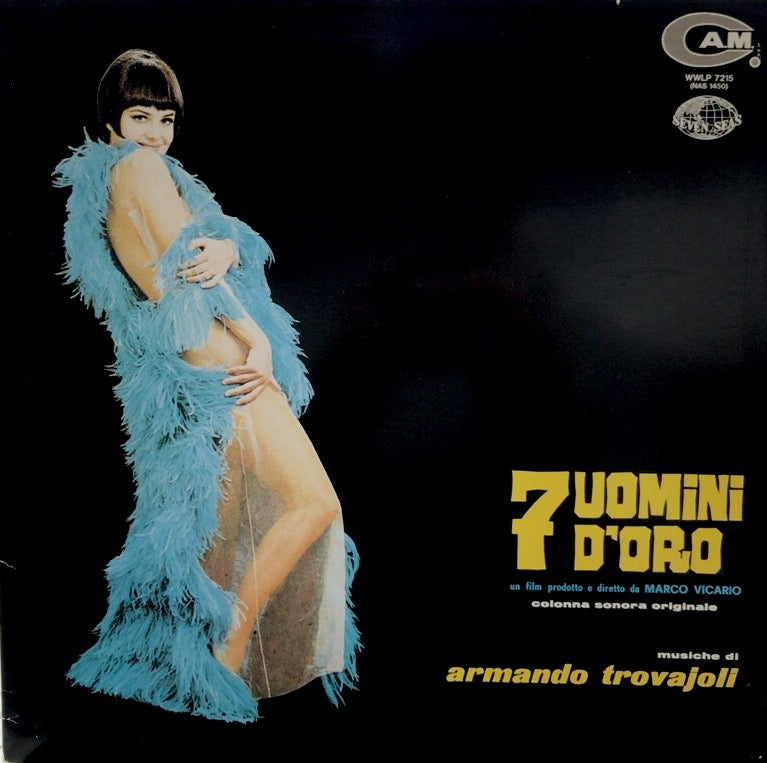 洋楽 7 Uomini D'Oro(Colonna Sonora Originale) O.S.T. (ARMANDO TROVAJOLI) / 7 UOMINI D'ORO 黄金の7人 LP – TICRO