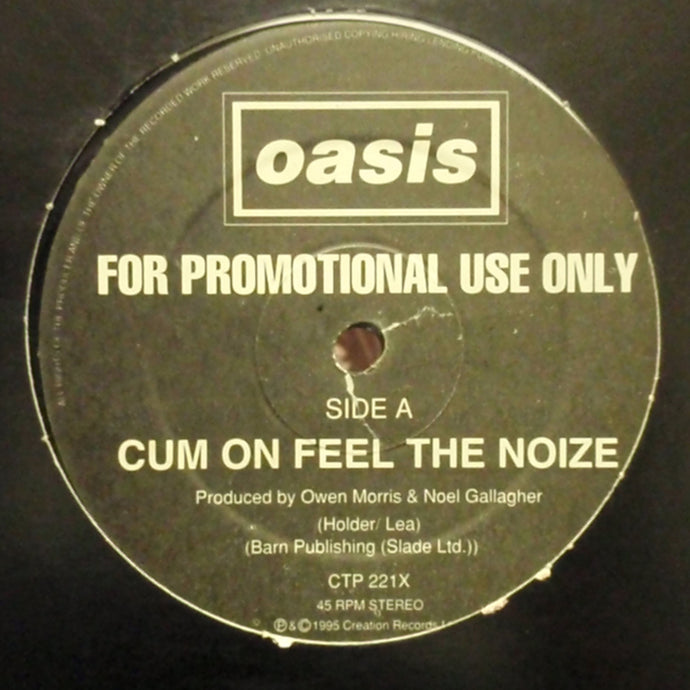 OASIS CUM ON FEEL THE NOIZE 12inc - 洋楽