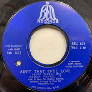 OSCAR TONEY JR. / For Your Precious Love / Ain't That True Love 