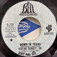 OSCAR TONEY JR. / Down In Texas / Ain't That True Love 