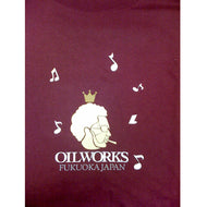 OILWORKS / OILWORKS FK  T-SHIRTS (WINE RED / L)