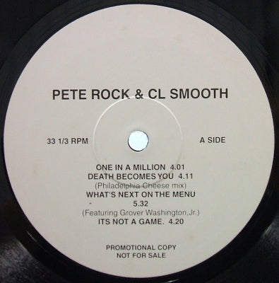 PETE ROCK & C.L.SMOOTH / ONE IN A MILLION