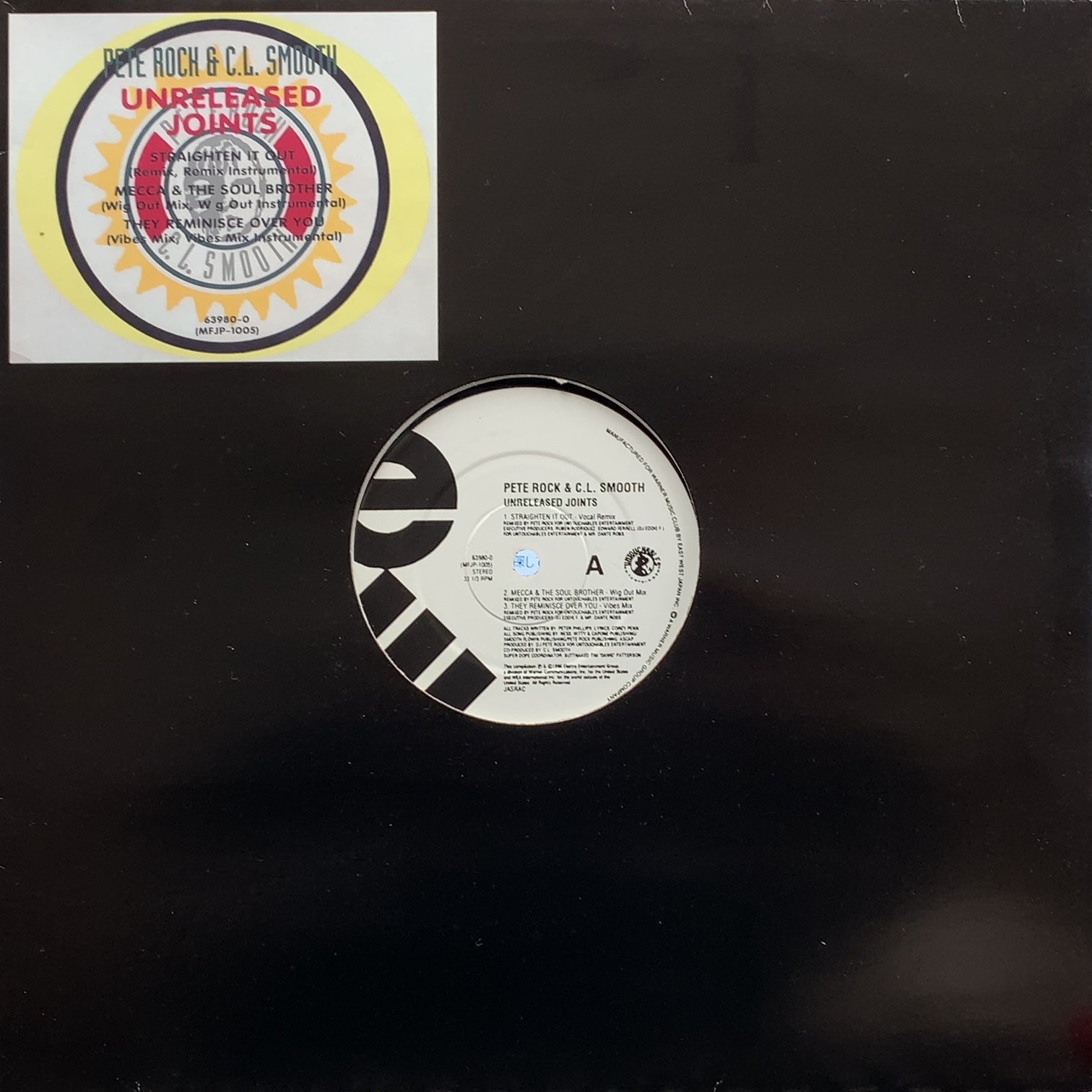 PETE ROCK & C.L.SMOOTH / Unreleased Joints – TICRO MARKET