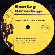 PETE ROCK & C.L.SMOOTH / BACK ON THE BLOCK