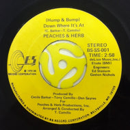 PEACHES & HERB / (Hump & Dump) DOWN WHERE IT'S AT 