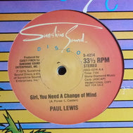 PAUL LEWIS / GIRL, YOU NEED A CHANGE OF MIND / INNER CITY BLUES