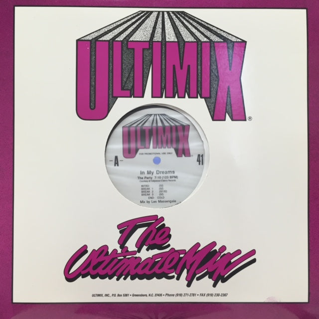 PARTY / C & C MUSIC FACTORY / IN MY DREAMS / PRIDE (ULTIMIX 41 -A