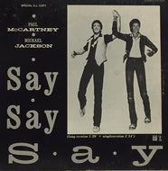 PAUL McCARTNEY & MICHAEL JACKSON / SAY SAY SAY